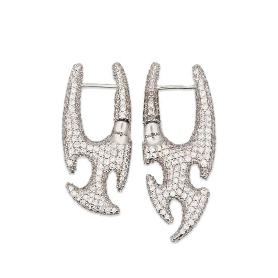 26SS 다카이 이어링 DIOR0034BBDIL SILVER WHITE