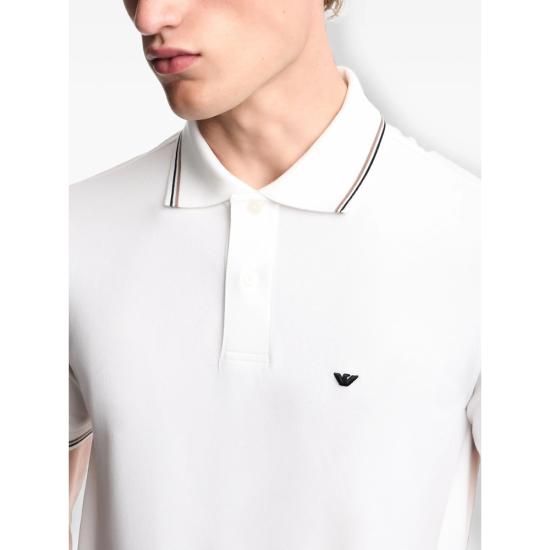 26FW 엠포리오 아르마니 폴로 티셔츠 AF23090 EM004606 U0003 WHITE - EMPORIO ARMANI