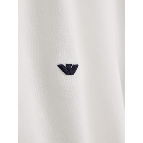 26FW 엠포리오 아르마니 폴로 티셔츠 AF23090 EM004606 U0003 WHITE - EMPORIO ARMANI
