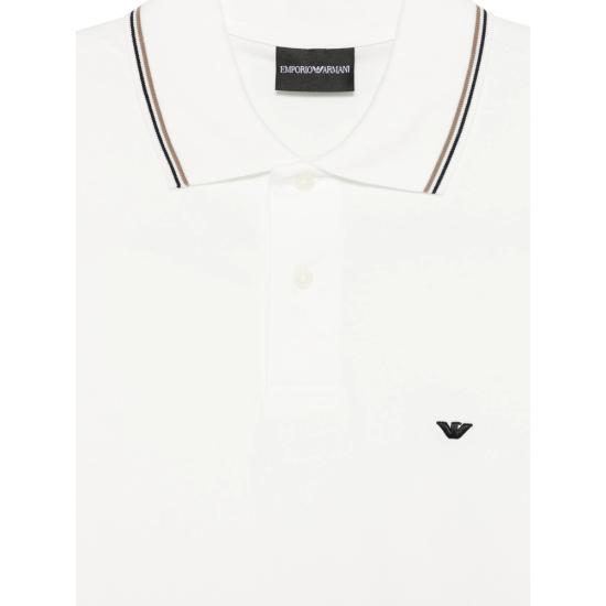 26SS 엠포리오 아르마니 폴로 티셔츠 AF23090 EM004606 U0003 WHITE - EMPORIO ARMANI