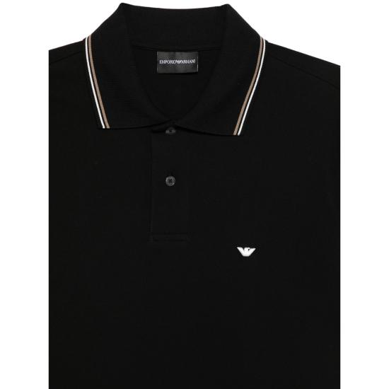 26SS 엠포리오 아르마니 폴로 티셔츠 AF23090 EM004606 UC001 BLACK - EMPORIO ARMANI