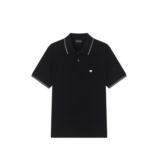 26FW 엠포리오 아르마니 폴로 티셔츠 AF23090 EM004606 UC001 BLACK
