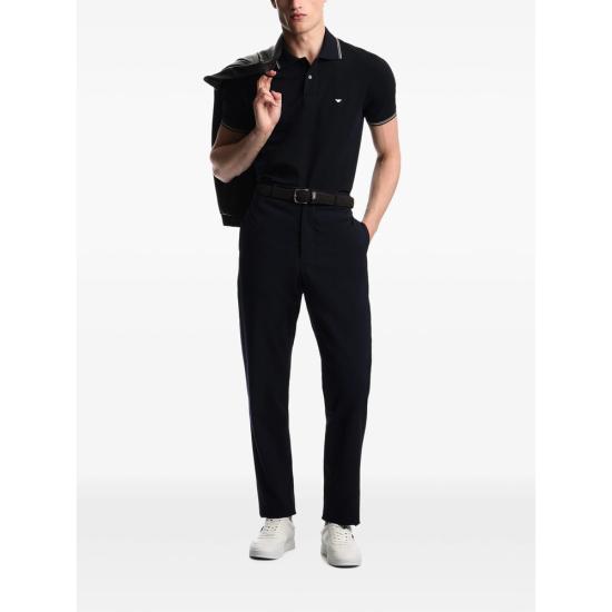 26FW 엠포리오 아르마니 폴로 티셔츠 AF23090 EM004606 UB118 BLUE - EMPORIO ARMANI