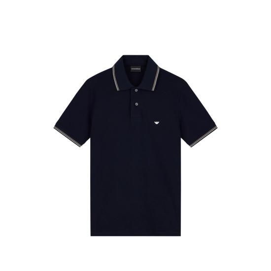 26FW 엠포리오 아르마니 폴로 티셔츠 AF23090 EM004606 UB118 BLUE