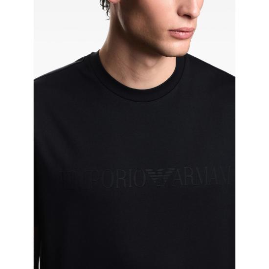 26FW 엠포리오 아르마니 반팔 티셔츠 AF10762 EM004593 FB439 BLACK - EMPORIO ARMANI
