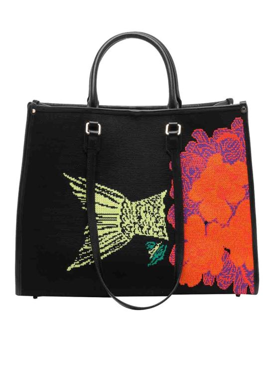 26SS 마이 베스트 백 토트백 2009FISH FLOWERS Black - MY BEST BAG