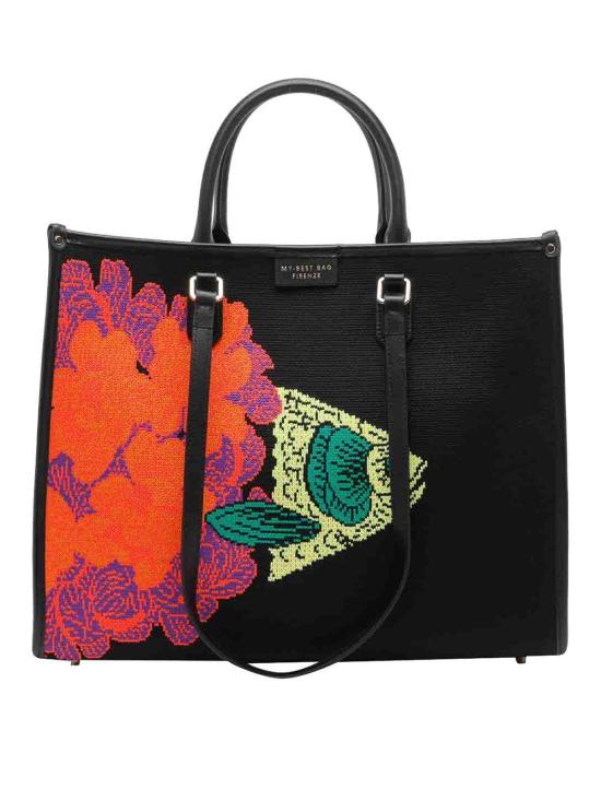 26SS 마이 베스트 백 토트백 2009FISH FLOWERS Black