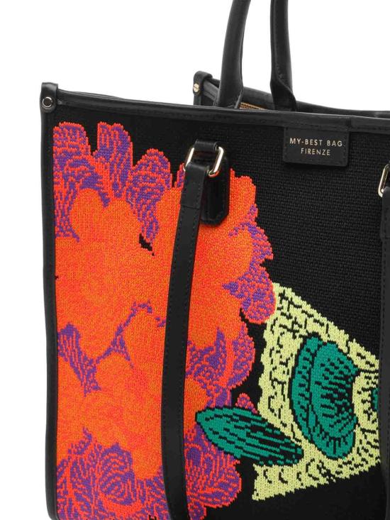 26SS 마이 베스트 백 토트백 2009FISH FLOWERS Black - MY BEST BAG