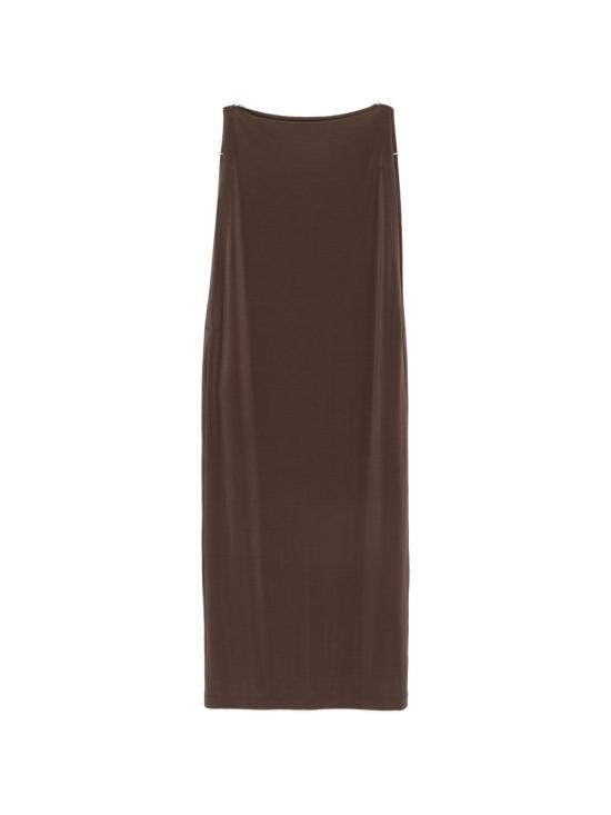 26SS 이세이 미야케 롱 원피스 IM66JH720 45 BROWN