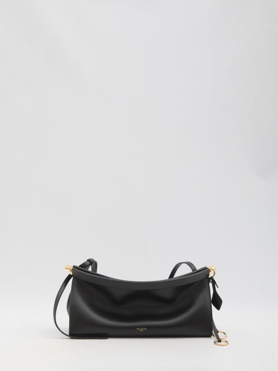 26FW 알라이아 르 클릭 이스트 웨스트 미디엄 백 AA1S01430CA332 BLACK