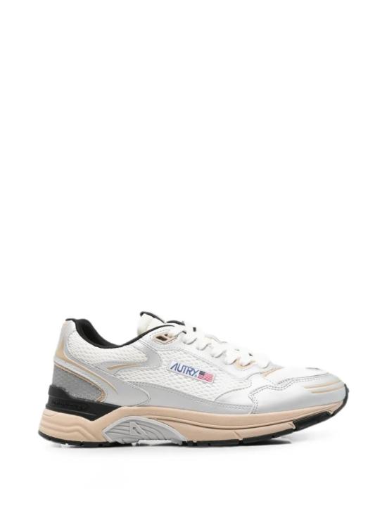 26FW 오트리 하이퍼웨이 스니커즈 HYLM MV13 MESH MIRROR SILVER CREAM