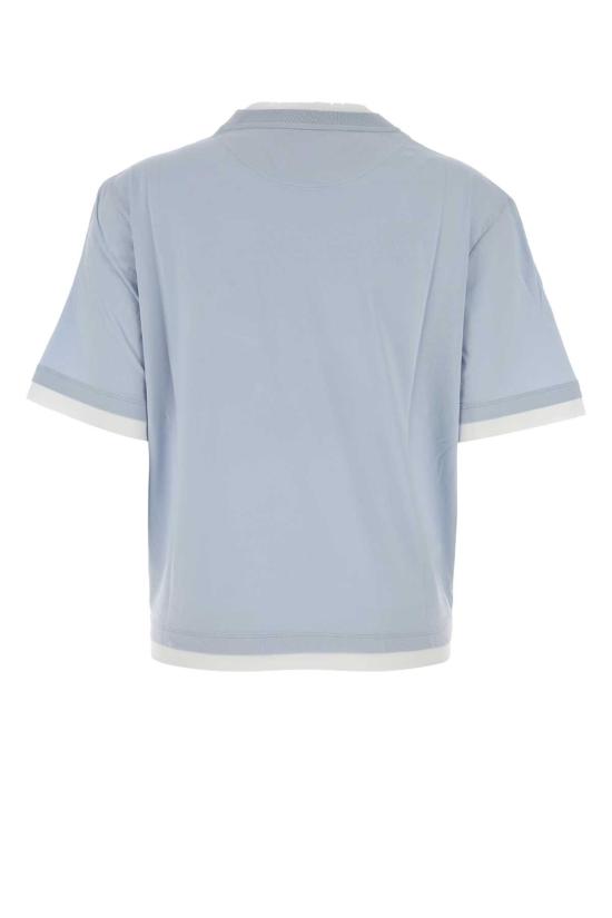 26FW 프라다 반팔 티셔츠 3579BSOOO15ZG F0M10 Light Blue - PRADA