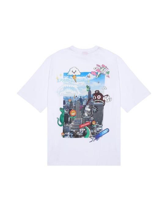 26SS 스프레이그라운드 반팔 티셔츠 SP875WHT WHITE - SPRAYGROUND