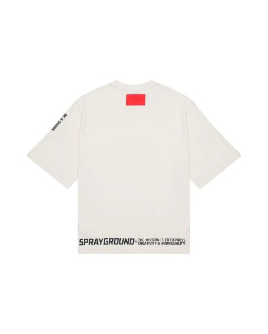 26SS 스프레이그라운드 반팔 티셔츠 SP876IVO IVORY - SPRAYGROUND