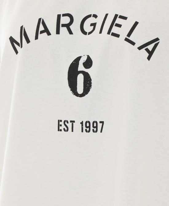 26SS MM6 메종마르지엘라 긴팔 티셔츠 S62GD0213 M20108101 White - MM6 MAISON MARGIELA