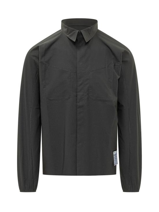 26SS 새티스파이 긴팔 셔츠 11143 00000 BLACK