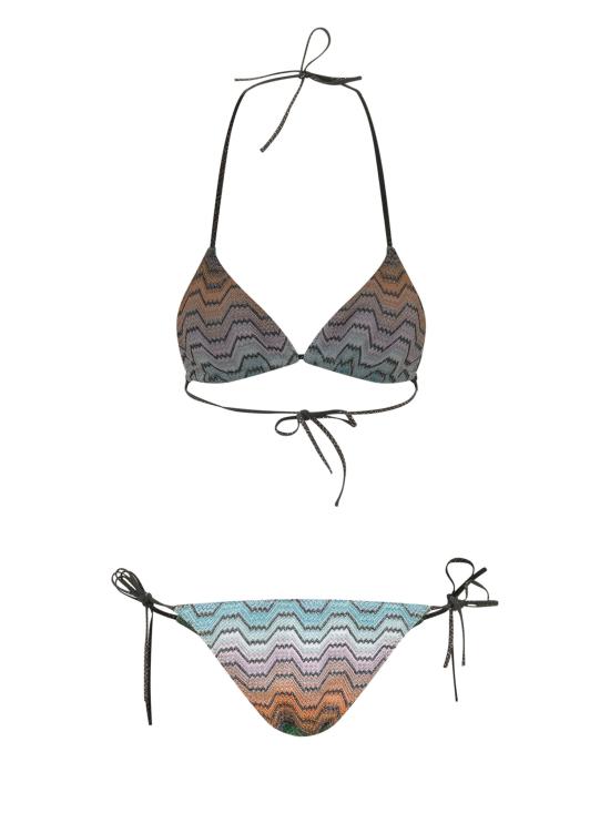 26SS 미소니 비키니 수영복 MC22SP00BR015D SMSNQ MULTI BLK GREE ORANGE - MISSONI