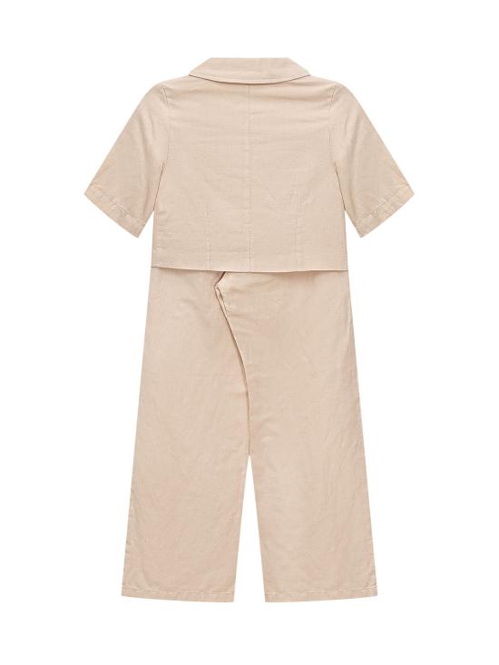 26SS [키즈] 게스 트레이닝/조거 팬츠 J6RG02WG5G0 G1ET SAND GRAIN - GUESS