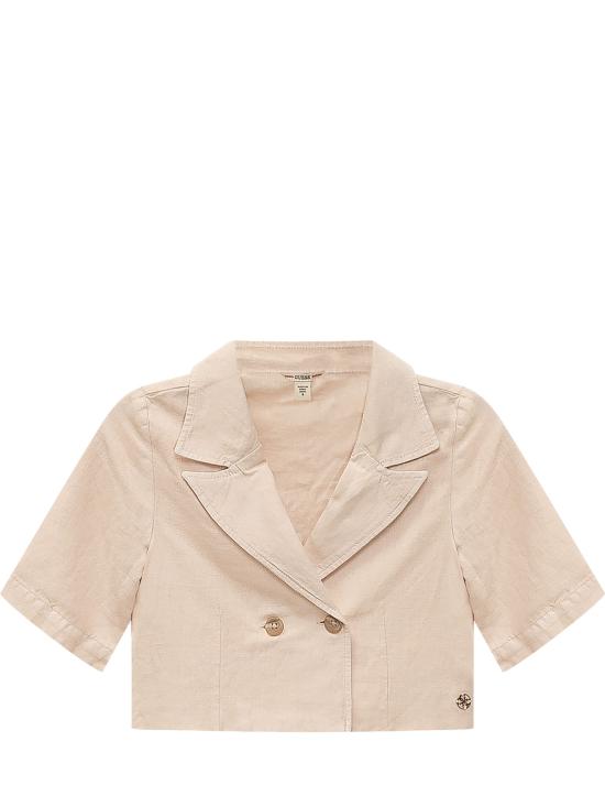 26SS [키즈] 게스 트레이닝/조거 팬츠 J6RG02WG5G0 G1ET SAND GRAIN - GUESS