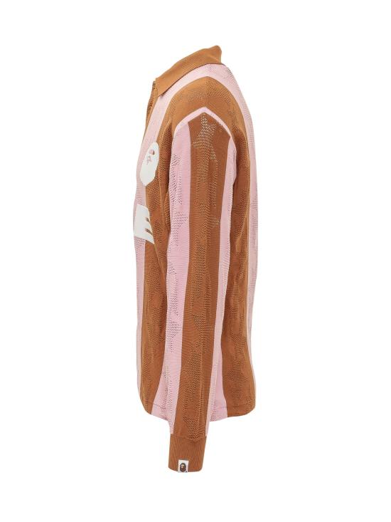 26SS 베이프 긴팔 티셔츠 001LTM301311M BEIGE - BAPE
