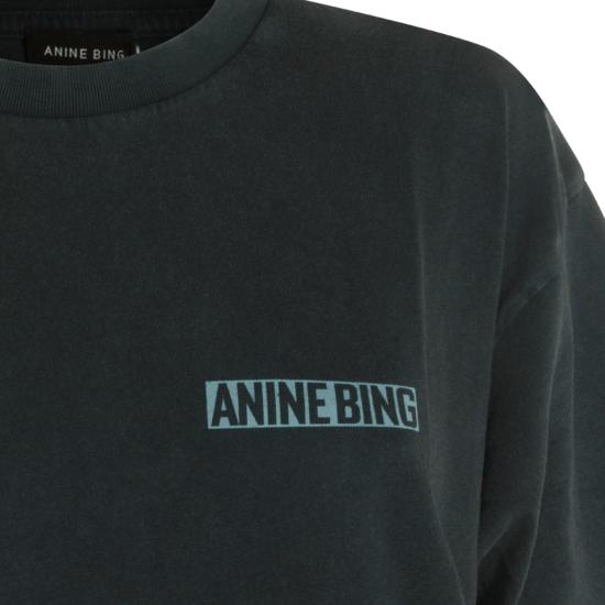 26FW 애니빙 반팔 티셔츠 A0812312 WBL1 BLACK - ANINE BING