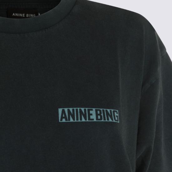 26FW 애니빙 반팔 티셔츠 A0812312 WBL1 BLACK - ANINE BING
