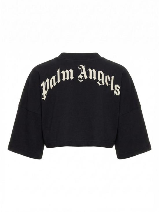 26SS 팜앤젤스 반팔 티셔츠 PWAA054S26JER001100A Black - PALM ANGELS