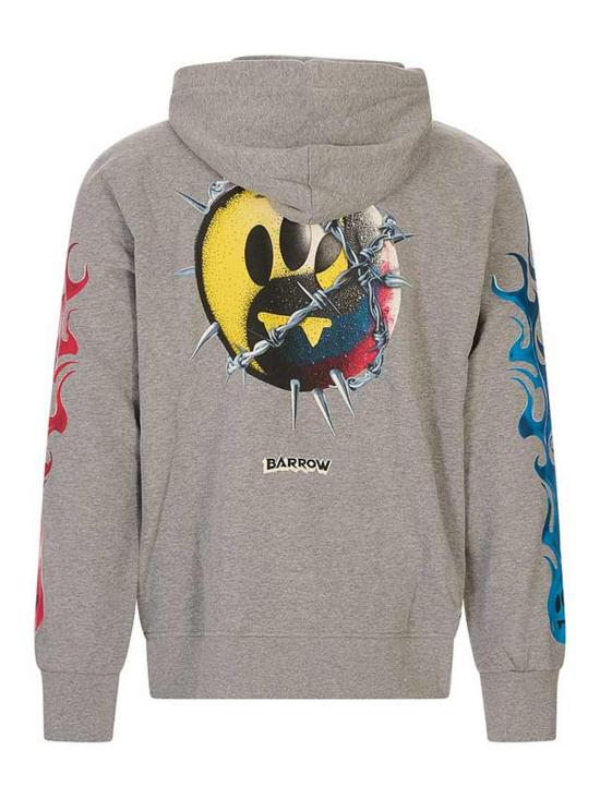 26SS 바로우 후드 티셔츠 S6BWUAHS101107 Grey - BARROW