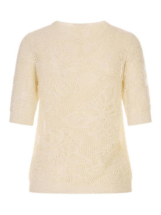 26SS 파비아나 필리피 반팔 티셔츠 MAD276F1310000D8640150 White - FABIANA FILIPPI