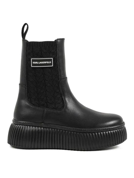 25FW 칼라거펠트 부츠 KL42365000 Black