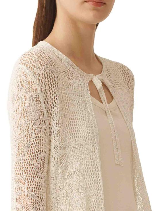 26SS 파비아나 필리피 가디건 MAD276F5070000D8640150 White - FABIANA FILIPPI