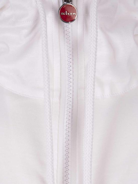 26SS 키톤 후드 티셔츠 UMC010K06R4912 White - KITON