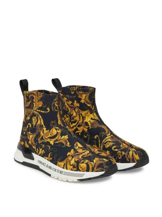 25FW 베르사체 스니커즈 79VA3SA4ZSC98G89 Black - VERSACE