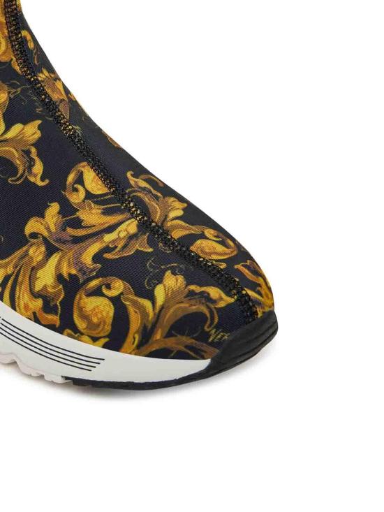 25FW 베르사체 스니커즈 79VA3SA4ZSC98G89 Black - VERSACE