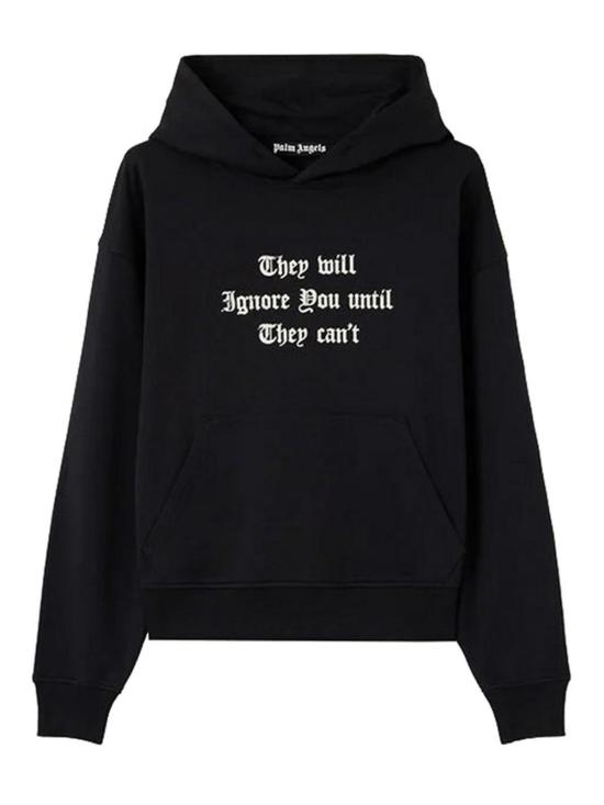 26SS 팜앤젤스 후드 티셔츠 PMBB17DS26FLE0051003 Black