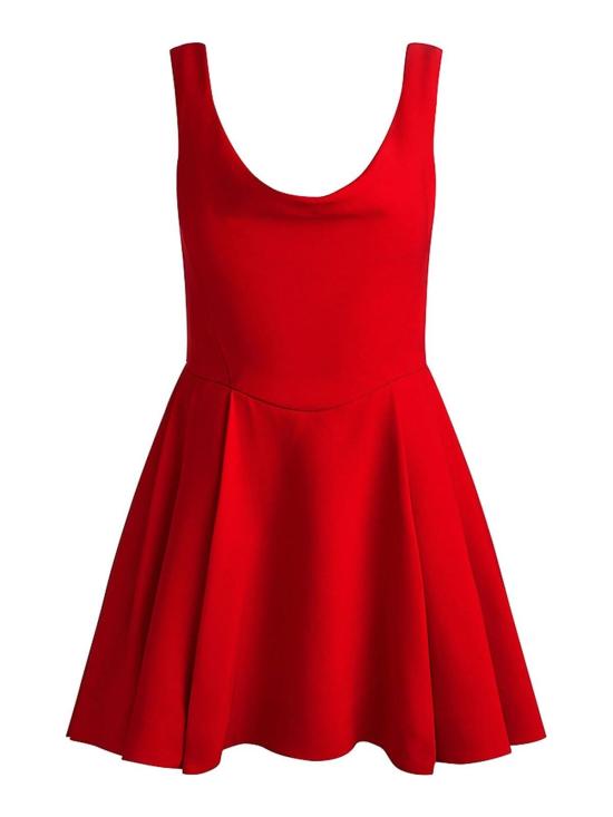 26SS 앨리스 앤 올리비아 숏 원피스 CC603A79556B622 Red