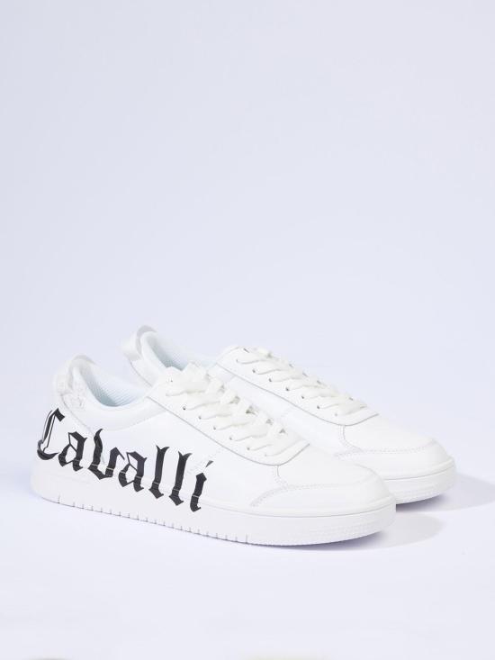  저스트까발리 스니커즈 77QA3SM5ZP397003 White - JUST CAVALLI