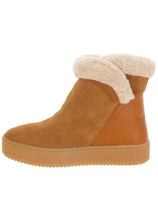  씨바이클로에 줄리엣 앵클 부츠 SB41085A18190 Beige - SEE BY CHLOE'