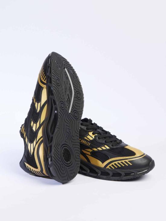  저스트까발리 스니커즈 77QA3SQ2ZPA70899 Black - JUST CAVALLI