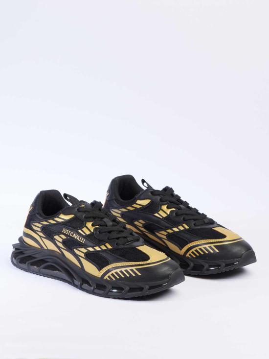  저스트까발리 스니커즈 77QA3SQ2ZPA70899 Black - JUST CAVALLI
