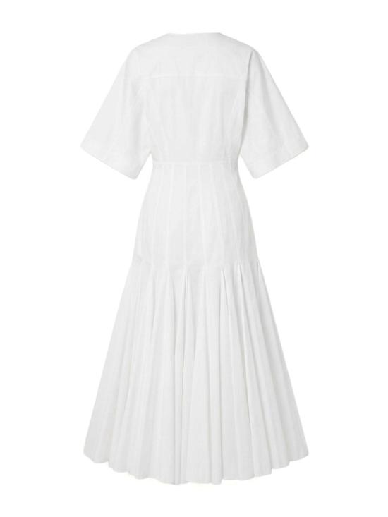 26SS 자크뮈스 고데트 셔츠 드레스 DRW00745AW00648100 White - JACQUEMUS