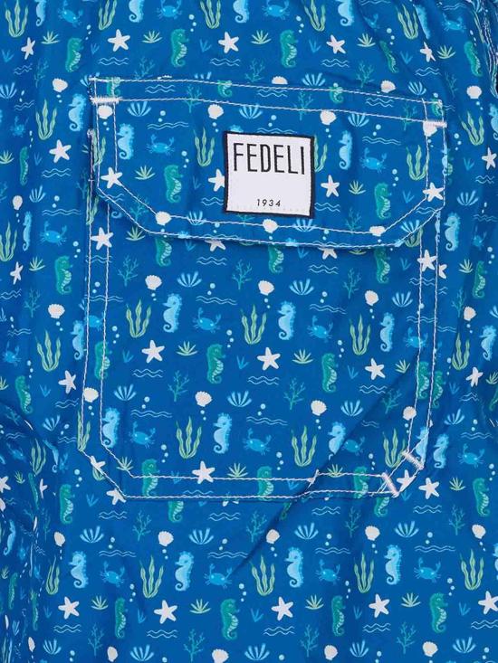 26SS 페델리 스윔팬츠 00318F9624 Blue - FEDELI