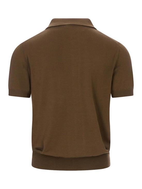 26SS 카날리 폴로 티셔츠 C0454MK02459734 Brown - CANALI