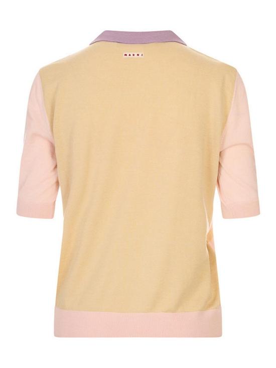 26SS 마르니 폴로 티셔츠 POMD0065EQUFX329RGC02 Pink - MARNI