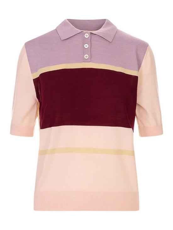 26SS 마르니 폴로 티셔츠 POMD0065EQUFX329RGC02 Pink