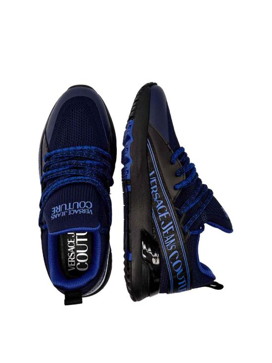 25FW 베르사체 리큐파이 로고 다이나믹 스니커즈 79YA3SA3ZSD03204 Blue - VERSACE