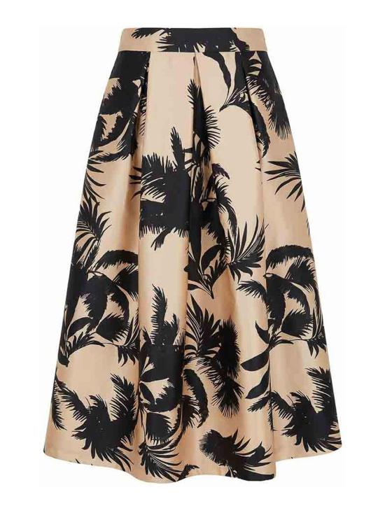 26SS 루나티카 밀라노 롱 스커트 SKIRTKPALMBLACKMEDIUM Brown