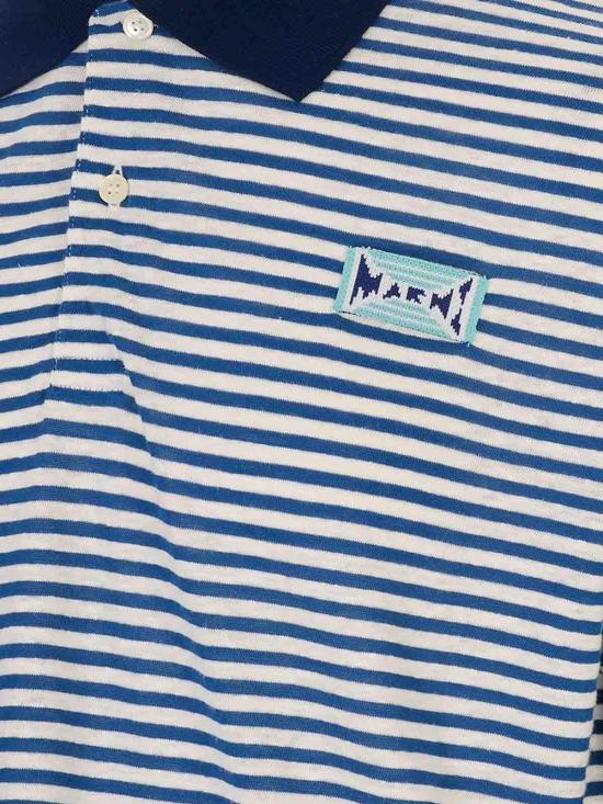 26SS 마르니 폴로 티셔츠 POMU0052LXUTL015STB56 Blue - MARNI