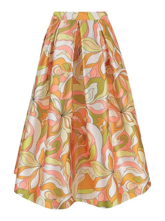 26SS 루나티카 밀라노 롱 스커트 SKIRTKGROOVYORANGEMEDIUM Orange