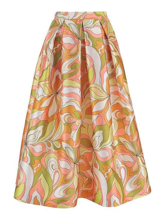 26SS 루나티카 밀라노 롱 스커트 SKIRTKGROOVYORANGEMEDIUM Orange - LUNATICA MILANO 